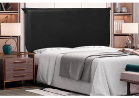 Cabeceira Garden Para Cama Box Solteiro 90 cm Corino Preto - D'Rossi