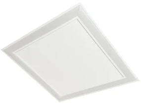 Embutido Convert Pro 62X62X05Cm 49,2W Led Bivolt | Usina 19220/62 (PT - Preto Texturizado, 3000k)