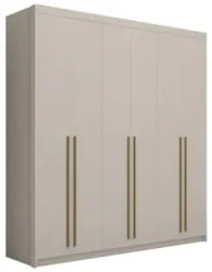 Guarda Roupa Casal 6 Portas 3 Gavetas 233cm Dubai Fendi      - Vila Ri