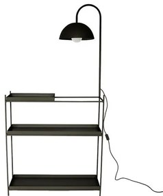 Aparador Wire Com Luminária Aço Carbono Preto - 73825 Sun House