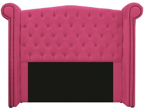 Kit Cabeceira e Calçadeira Veneza 140 cm Casal Corano Pink - ADJ Decor