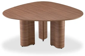Mesa de Jantar Damyra Design Orgânico Acabamento Laminado Melamínico