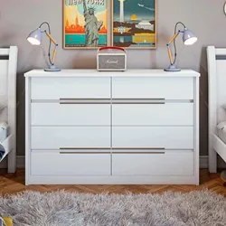 Cômoda Para Quarto 8 Gavetas City M10 Branco - Mpozenato