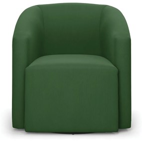 Poltrona Stella Max Suede Base Giratória - D'Rossi - Verde