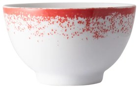 Bowl 500Ml Porcelana Schmidt - Dec. Nevoa Vermelho 2429
