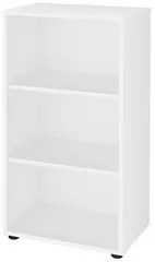 Mesa Escrivaninha em L Link e Estante Livreiro 45x81cm Lean A06 Branco