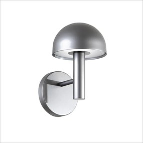 Arandela Mushroom 21X14X16Cm 03Xg9 Metal Alumínio - Old Artisan Ar-587... (CROMADO)