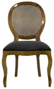 Cadeira de Jantar Medalhão Lisa Sem Braço- Wood Prime 230327 Liso