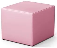 Poltrona de Amamentação Balanço e Puff Lucy P04 Sintético Rosa - Mpoze