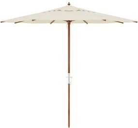 Ombrellone Poliéster Marcel Marrom - 240 cm - 69110 Sun House