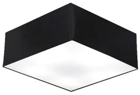 Plafon Para Sala Quadrado SL-3050 Cúpula Cor Preto