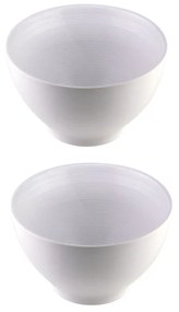Jogo Bowls 2 Peças Cerâmica Branco 13cm 620ml 27857 Bon Gourmet