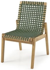 Cadeira Trama Corda Verde Estrutura Stain Jatoba 52cm - 66745 Sun House
