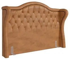 Cabeceira Cama Box Casal 140cm Antibes P02 Sintético Caramelo - Mpozen