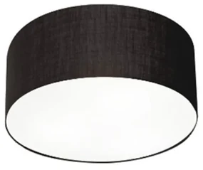 Plafon Para Sala de Jantar Cilíndrico SJ-3010 Cúpula Cor Preto