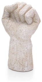 Escultura Mão em Poliresina Areia 17,5x10x7,5 cm - D'Rossi