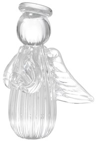 Mini Anjo Uriel Cristal Murano M  Cristal Transparente