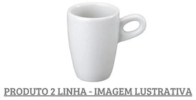 Xicara Café Sem Pires 70Ml Porcelana Schmidt - Mod. Sofia Alta 2º Linha 905