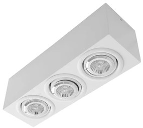 Plafon Sobrepor Aluminio Par20 21w Branco Fosco Sem Lampada