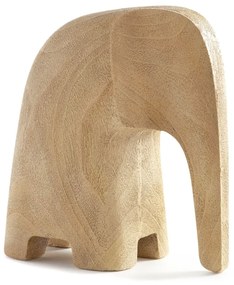 Escultura Elefante em Poliresina 18cm - Natural