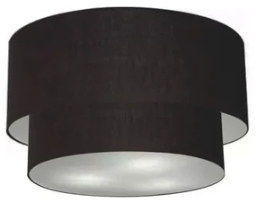 Plafon de Sobrepor Cilíndrico SP-3045 Cúpula Cor Preto