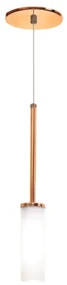 Pendente Fence Vidro Tubo Haste Curta Simples Ø05X31,5Cm 1Xg9 - Old Ar... (HONEY)