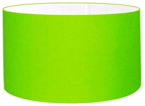 Cúpula abajur e luminária cilíndrica vivare cp-8023 Ø50x21cm - bocal europeu - Verde-Limão