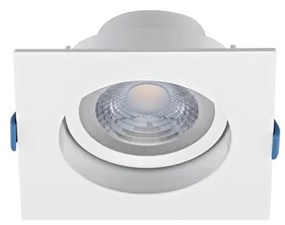 Plafon Led Embutir Branco 7w 580lm Luz Amarela Evo