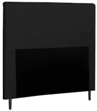 Cabeceira Cama Box Casal 140cm Luna Sintético Preto Z51 - Mpozenato