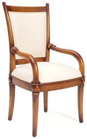 Cadeira com Braço Victory Madeira Maciça Design Clássico Avi Móveis