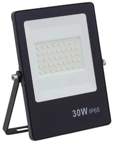 Projetor Led Ultrafino Preto 30w 120 Luz Verde Ip65