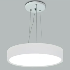 Pendente Clear Ø60X11Cm 6Xe27 / Metal E Acrilico | Usina 4051/60 (CP-M - Champagne Metálico)