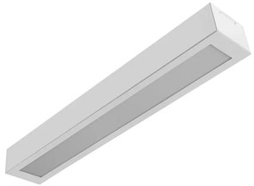 Plafon Led Sobrepor Aluminio Branco 18W Valencia - LED BRANCO FRIO (6500K)