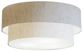 Plafon Para Corredor Cilíndrico SC-3024 Cúpula Cor Linho Bege