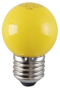 Lampada Led Bolinha Amarela E27 1,2w 220 70lm