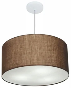 Pendente Cilíndrico Café MJ-4101 Para Mesa de Jantar e Estar