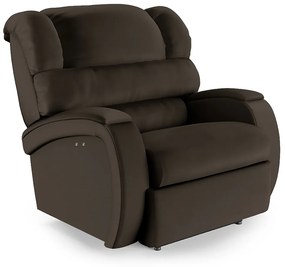 Poltrona do Papai Reclinável Napoli Power Touch Massagem PU Marrom FH1 - D'Rossi