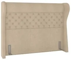 Cabeceira Cama Box Casal Queen 160cm Trinidad Z37 Boucle Bege - Mpozen