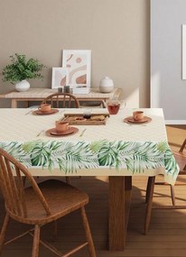 Toalha de Mesa Palmas 140x140 Cm