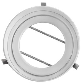 Plafon Embutir Aluminio Branco Total No Frame