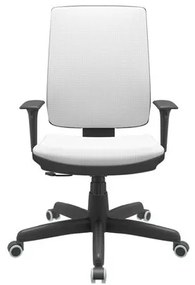 Cadeira Office Brizza Soft Aero Branco RelaxPlax Base Standard 120cm - 63913 Sun House