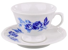 Xícara Chá Com Pires 200Ml Porcelana Schmidt - Dec. Cora 2267