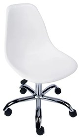 Cadeira de Escritório Eames Eiffel Giratória - Branco