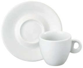 Xícara Café Com Leite Com Pires 230Ml Porcelana Schmidt - Mod. Sofia