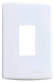 Placa Vertical Com Suporte 4x2 Plastico Branco Siena