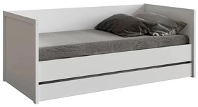 Cama com Encosto Wood Designer CC - Branco