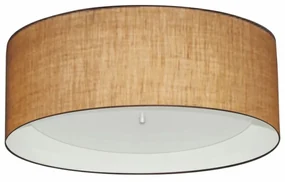 Plafon Para Corredor Cilíndrico SC-3008 Cúpula Cor Palha Branco