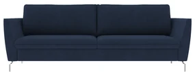 Sofá Decorativo Sala de Estar 210cm OlĂvia Suede Azul G52 - Gran Belo