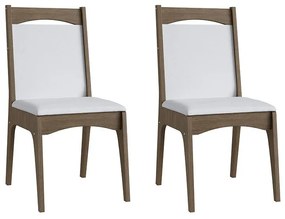 Conjunto Completo Jantar Cozinha Mesa Elástica 6 Cadeiras - Ameixa Negra/Branco
