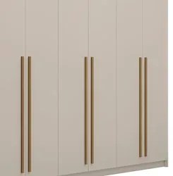 Guarda Roupa Casal 6 Portas 3 Gavetas 233cm Dubai Fendi      - VLR MÓV